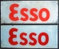 Preview: Esso Zapfsäule Glaseinsätze 1956 für Pumpenfenster (1233)